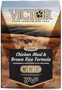 victor dog food beef and brown rice